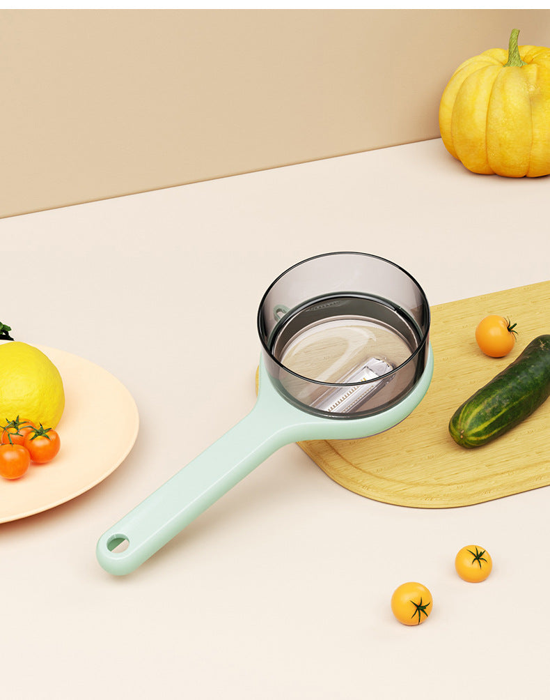 Manual Peeler and Chopper with Storage Container