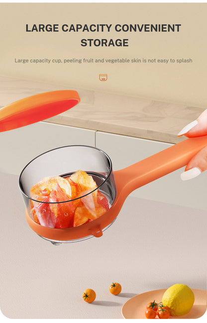 Manual Peeler and Chopper with Storage Container