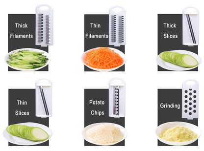 6-Blade Steel Vegetable Chopper