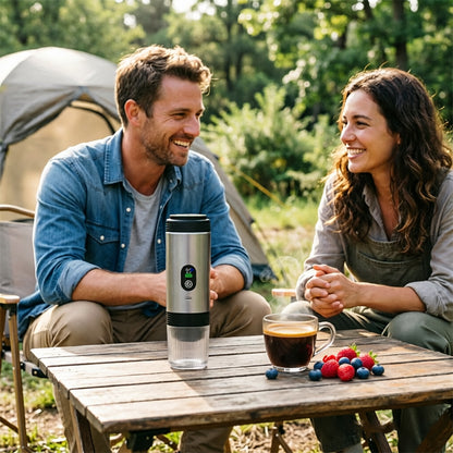 Portable Espresso Machine with Digital Display