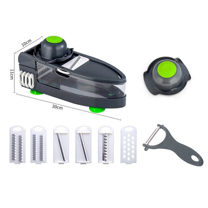 6-Blade Steel Vegetable Chopper